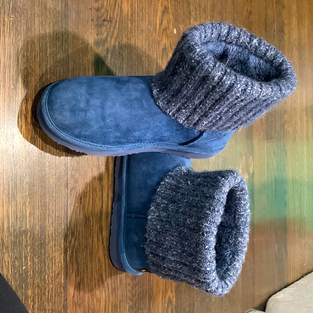 Ankle Lamo Boots | Blue, Blue Boots | size can feet a 9-10 |